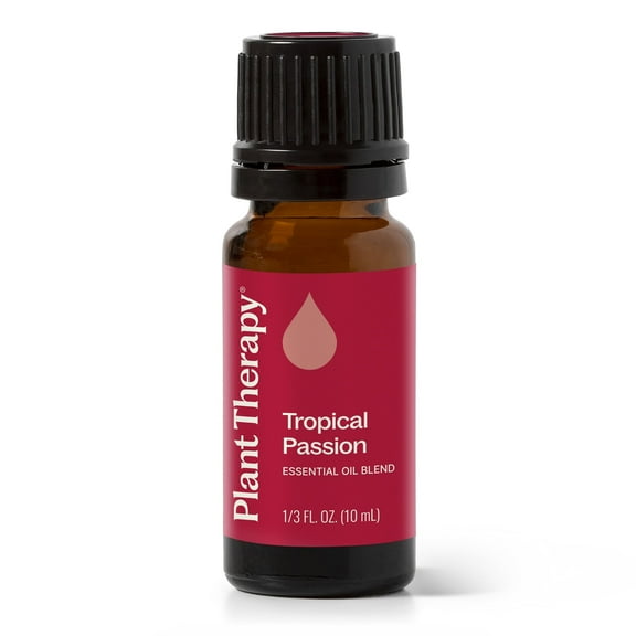Plant Therapy Tropical Passion Essential Oil Blend 10 mL (1/3 oz) 100% Pure, Undiluted, Therapeutic Grade