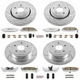 thumbnail image 3 of PowerStop Front and Rear Z26 Street Warrior Carbon-Fiber Ceramic Brake Pad and Drilled and Slotted Rotor Kit Fits: JEEP Select Models K2220-26, 3 of 9