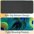 thumbnail image 4 of Peacock Feathers Square Gaming Mouse Pad Desk Mat, 8.3x9.8 Inch, Non-Slip Rubber Bottom, Printed, Suitable for Office and Gaming, 4 of 6