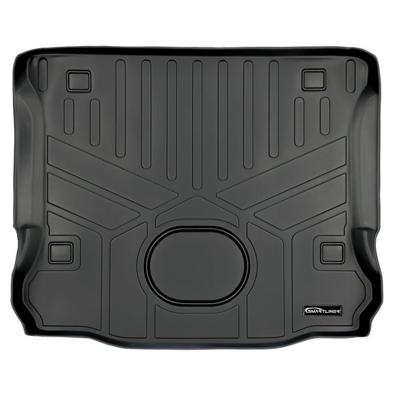 SMARTLINER Cargo Custom Fit Floor Liners Compatible with 2015 - 2018 Jeep Wrangler 4 Door and Unlimited and JK