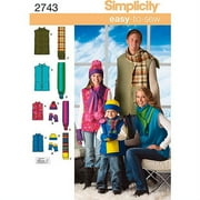 Simplicity Unisex Hats, Scarves & Mittens Patterns, 1 Each