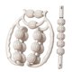 thumbnail image 5 of Masajeador de piernas con rodillo, herramienta de masaje portátil de 15 puntos para fitness blanco, 5 of 9