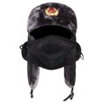 thumbnail image 2 of Soviet Military Russian Pilot Hat Winter Outdoor Ski Protective Hat Warm Hat Men‘s Hat Rabbit Winter Thick Leather Warm, 2 of 7