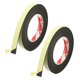 thumbnail image 1 of Cinta de Sellado para Puertas de 5/8 Pulgadas x 16.4 Pies, 2 Rollos de 2mm de Espesor, Cinta de Espuma Autoadhesiva para Aislamiento de Puertas y Ventanas, Negra, 1 of 6