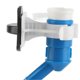 thumbnail image 2 of Kit d'abreuvement pour animaux de compagnie, chat, chiot, chien, distributeur d'eau suspendu, fontaine, bouteille, tête bleue, 2 of 3