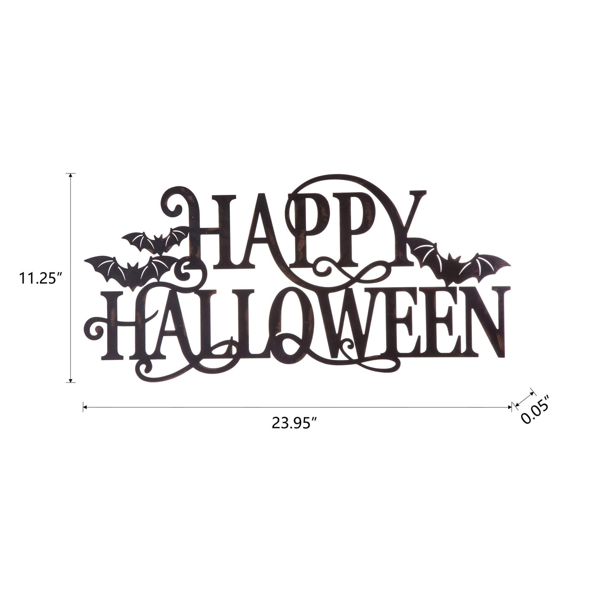 Glitzhome 24 Candy Shop Halloween Wooden Standing Easel Sign 