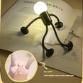 thumbnail image 2 of Changeable Shape Funny Sportsman Night Light,New Cute Light Bulb Man Mini Night Light,DIY Shape Night Lights,Suction Cup Bendable Desk Lamp Decompression Ornaments for Bedroom Bathroom Hallway, 2 of 7