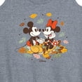 thumbnail image 3 of Disney - Mickey Minnie Leaf Pile - Women's Racerback Tank Top, 3 of 5