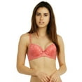 thumbnail image 2 of LAVRA Women's 6-Pack Push Up Full Cup Brawith Lace Detailing Floral Lingerie Polyester-Spandex, 2 of 3