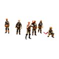 thumbnail image 2 of Figuras de bomberos en miniatura a escala 1:64, modelos de personas diminutas, coleccionables, mini realistas Estilo C, 2 of 9