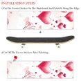 thumbnail image 2 of Valentine's Day Skateboard Stickers Pack of Two - Emery Surface PVC Backing 8.8x32.6in/22.4x83 cm Accessories, 2 of 5