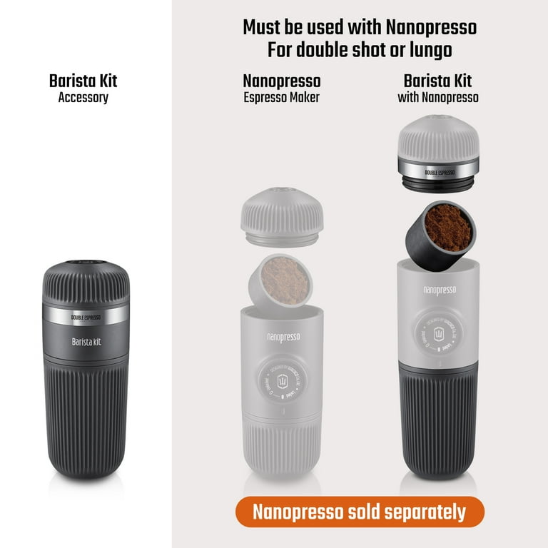 WACACO Nanopresso Barista Kit, Portable Espresso Machine