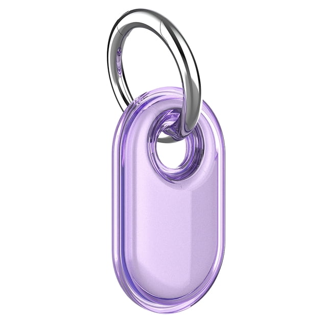 Funda TPU Antirrayas Con Llavero para SmartTag 2 () Morado