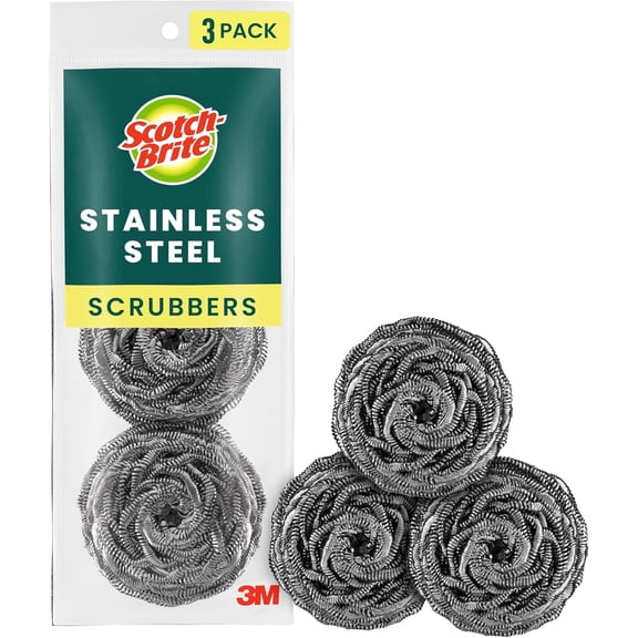 Stainless Steel Brushes, 3-Piece Set