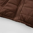 thumbnail image 6 of Cethrio Puffer Jackets for Boys Girls, Lightweight Warm Full Zip Winter Outerwear Coats Coffee Size 5-6 T, 6 of 8