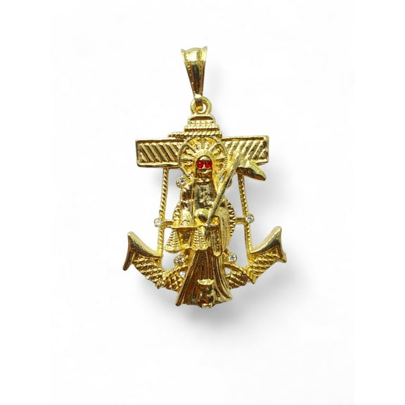 14K Bonded Gold Reaper Anchor (charm only) P30 by Artisan Jewelar