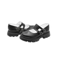 thumbnail image 5 of Zapato Escolar Para Niña Doble Hebilla Super Cómodos negro 22.5, 5 of 5