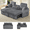 Gray., variant on Ucloveria Sleeper Sofa Bed, 81” Pull Out Couch Bed, 3 in 1 L-Shaped Couch with Charging Station, Cup Holder, Side Pocket, Couches for Living Room(Plush Gray)