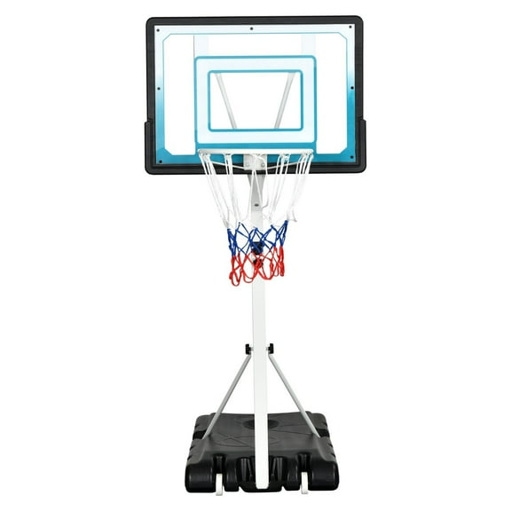 UPPYL Basketball Hoop, 4.1-5.7ft Portable Basketball Hoop Outdoor, Easy Adjustable Pool Basketball Hoops & Goals for Indoor or Outdoor
