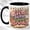 Black, variant on Book Lover Coffee Mug, Girl Who Loves Books Cup, Cute 3D Typography Reading Design, Gift for Bookworms, Ceramic 11 Oz Mug