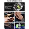 thumbnail image 4 of Rainbuvvy T95 Smart Watch 1.52 Inch Portable Earphones Built-in Charging Box Exercise Record Health Monitoring Can Answer/Make Calls Sports Watch (Free Black Silicone Strap with Purchase), 4 of 21