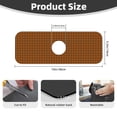 thumbnail image 2 of Kdxio Black And Orange Houndstooth Pattern Non-Slip Diatom Mud Faucet Drain Pad,Self Absorbent Mat for Kitchen Sink for Variety Kitchen & Bathroom Countertops, 2 of 7