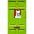 thumbnail image 2 of Pit Bull Red and Green Snowflakes Holiday Christmas Wall or Door Hanging Prints, 2 of 2