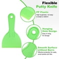 thumbnail image 3 of Uxcell 4pcs Putty Scraper 1.5" Plastic Flexible Tool for Pasting Plaster Repairing Walls, 3 of 7