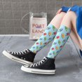 thumbnail image 5 of Yiaed Modern Ice Cream Print Great elasticity Adult Stockings Sports socks for Men and Women, 5 of 6