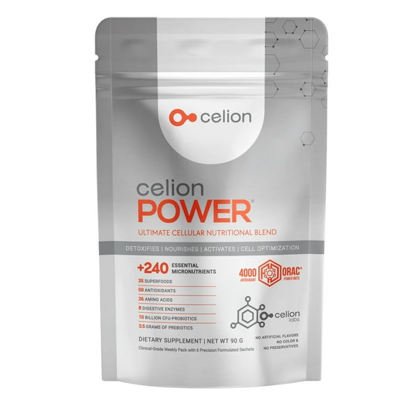 Celion Power Probioticos Digestivo Superfoods 360 g Trat. 1 Mes plateado