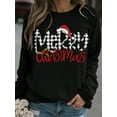 thumbnail image 5 of Christmas Graphic Long Sleeve T-Shirt, Cute Streetwear Autumn Top, 5 of 5