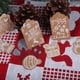 thumbnail image 4 of 50 etiquetas de papel kraft para manualidades con texto en inglés "Merry Christmas", etiquetas para envolver regalos, etiquetas colgantes, tarjetas con copos de nieve de Papá Noel, suministros para fi, 4 of 5