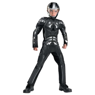 Disguise Power Rangers Dino Charge Blue Ranger Muscle Costume For Kids - Large (10-12), Official Licensed