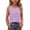 Purple, variant on Tranfacy Girls Round Neck Tank Top Sleeveless Solid Casual Fashion Outer Layering Shirts