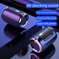 thumbnail image 4 of lionlar Haut-Parleur Bluetooth Rechargeable Prise en Charge Carte TF, USB, Caisson de Basses AUX Portable Puissant, 4 of 4
