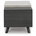 thumbnail image 3 of Signature Design by Ashley Casual Yarlow Storage Bench, Linen/Gray, 3 of 6