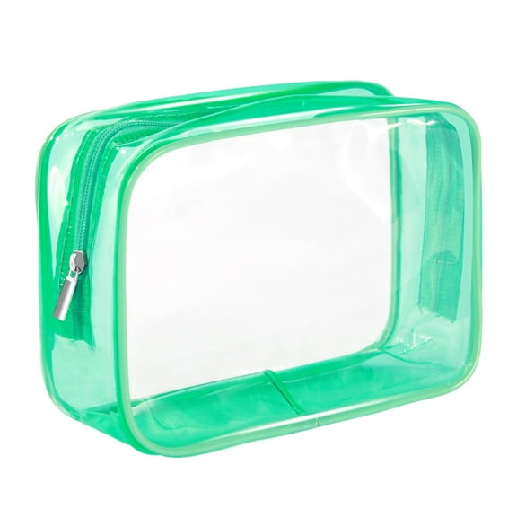 SPOORYOO Multifunctional Transparent Cosmetic Bag,Colorful Portable Storage Bag For Traveling Accessible,Quick And Easy To Use,For Easy Storage And Travel.