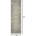 thumbnail image 2 of SHILIU-Magnolia Home by Joanna Gaines x Sinclair SIN-04 Collection Machine Washable Natural/Sage 2'-3" x 11'-6" Runner Rug, 2 of 4