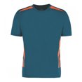 thumbnail image 1 of Gamegear - Camiseta de manga corta training transpirable Cooltex para hombre (Azul eléctrico/naranja fluorescente), 1 of 2