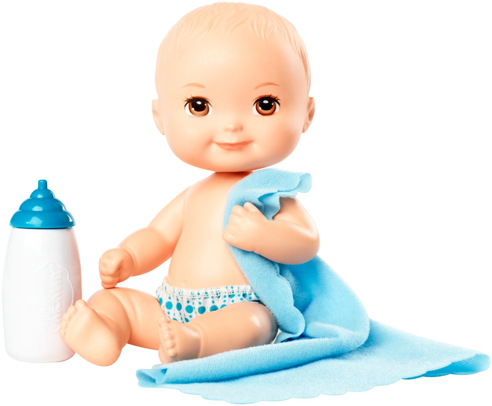Little Mommy Mini Baby Nurture and Care Doll 3 - Blue Bottle - image 2 of 3