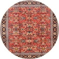 thumbnail image 1 of Ahgly Company Indoor Round Traditional Light Copper Gold Persian Area Rugs, 4' Round, 1 of 6