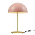 thumbnail image 5 of Modway Ideal 1-Light Modern Metal Table Lamp in Pink/Satin Brass, 5 of 8