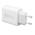 thumbnail image 3 of Cargador Rápido de doble Puerto YUNYI BRAND 20W QC3.0 PD EU Blanco, 3 of 8