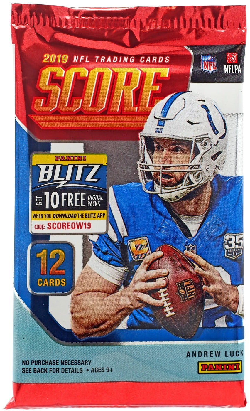 Nfl 2021 Score Football Trading Card Blaster Pack 12 Cards Walmart Com