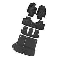 Auto Drive Floor Mats for 2020-2023 Toyota Highlander TPE 7 Seats 3 Rows & Cargo Liner all weather TPE