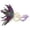 A004- Purple, variant on Lace Masquerade Mask for Women 10 Inch Peacock Feather Rhinestone Eye Mask for Masquerade Party Prom Mardi Gras Halloween Green, 1 Pack