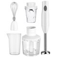 thumbnail image 3 of Juego de licuadora de mano, trituradora de carne, batidora, palillo de cocina, batidor de leche para alimentos, batidor con tazas, enchufe de EE. UU. Vogacara HA004956-00, 3 of 7