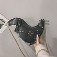 thumbnail image 1 of Bolsa de hombro de cuero de dinosaurio de dibujos animados para mujer cruzados pequeños con remaches informales Tmvgtek Para Estrenar, 1 of 9