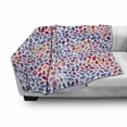thumbnail image 3 of Geometric Soft Flannel Fleece Throw Blanket, Trippy Abstract Watercolor Mix Funky Structured Hand Drawn Print, Cozy Plush for Indoor and Outdoor Use, 50" x 70", Multicolor, by Ambesonne, 3 of 6