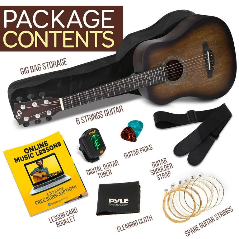 ADM Beginner Acoustic Classical Guitar 30 inch Nylon Strings Wooden Guitar Bundle Kit with Carrying Bag & Accessories, Blue